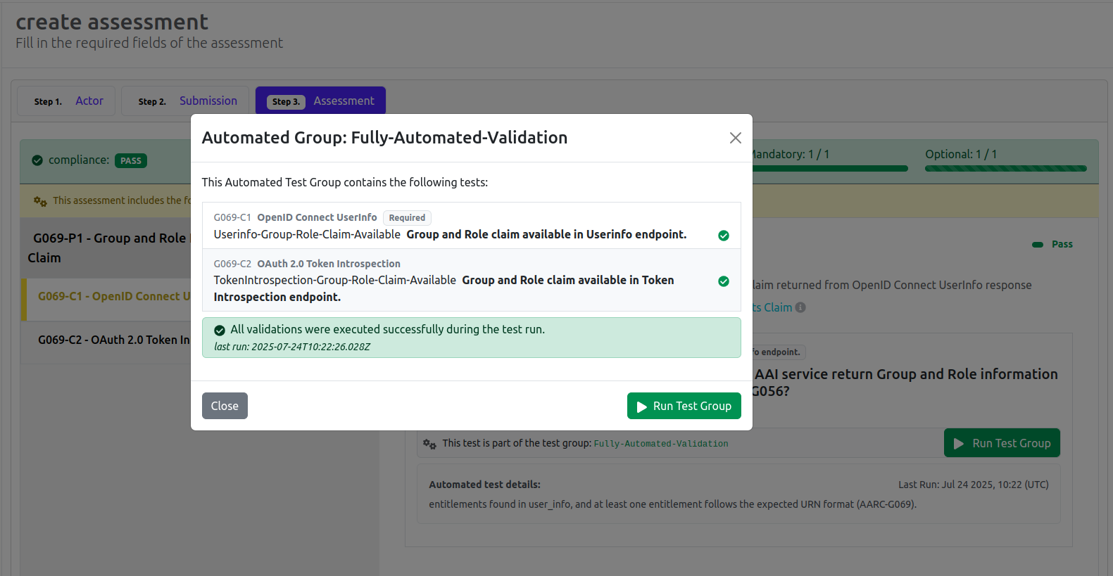 Run Group of Automated Tests