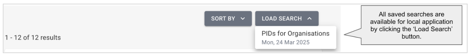 Sharing or Reusing a Saved Search Result